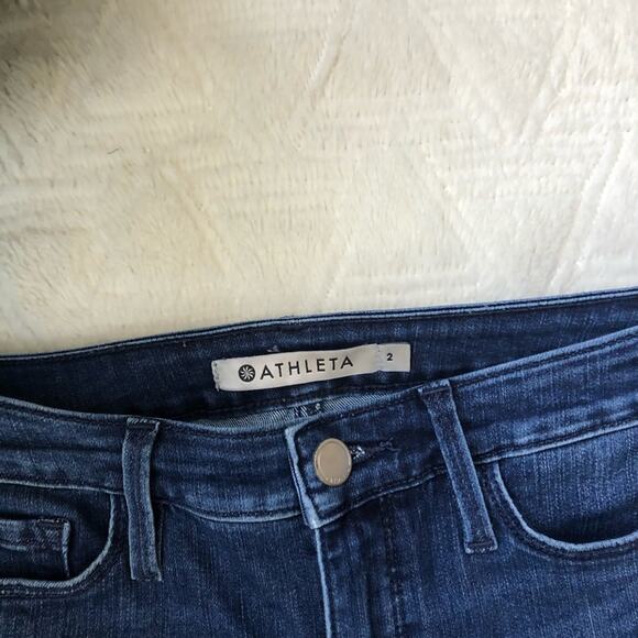 Athleta Sculptek Skinny Jeans in Dark Wash - Picture 5 of 7